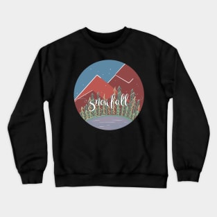 Snowfall / Nature Camping Trip Crewneck Sweatshirt